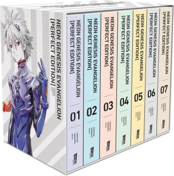 Manga: Neon Genesis Evangelion – Perfect Edition, Bände 1-7 im Sammelschuber mit Extras