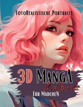Manga: Manga Malbuch für Mädchen (Hardcover)