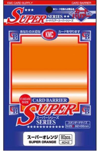 Hüllen: KMC - 80er - Card Barrier Super Orange