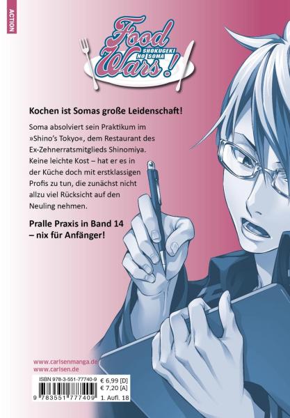 Manga: Food Wars - Shokugeki No Soma 14