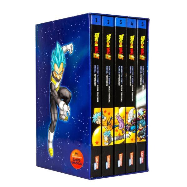 Manga: Dragon Ball Super Bände 1-5 im Sammelschuber mit Extra