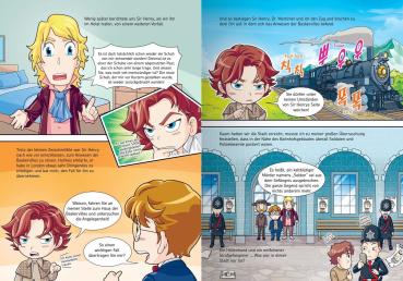 Preview: Manga: Manhwa für Kids: Sherlock Holmes (Band 2) - Dem Täter auf der Spur