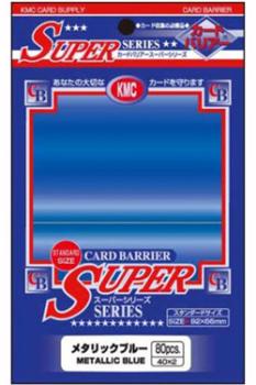 Hüllen: KMC - 80er - Card Barrier Super Metallic Blau