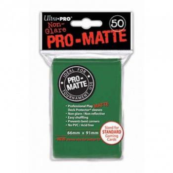 Hüllen: Ultra Pro - 50er Standard - Matte - Green