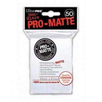 Hüllen: Ultra Pro - 50er Standard - Matte - White