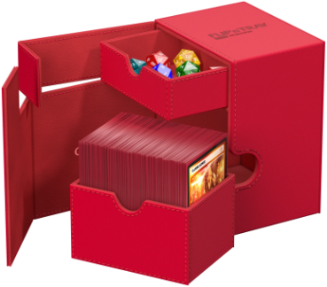 Deckbox: Ultimate Guard - Flip'n'Tray - 133+  red