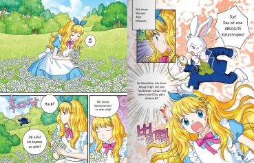 Preview: Manga: MANHWA – Klassiker für Kids – Alice im Wunderland (komplett in Farbe)
