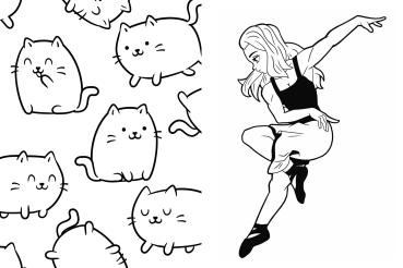 Manga: Extra dickes Manga-Malbuch mit Stickern zum Kreativsein und Entspannen für alle Manga-Fans!