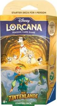 Disney Lorcana Starter Deck: Die Tintenlande Bernstein Smaragd