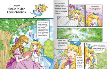 Preview: Manga: MANHWA – Klassiker für Kids – Alice im Wunderland (komplett in Farbe)