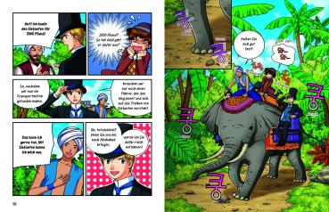 Preview: Manga: MANHWA – Klassiker für Kids – In 80 Tagen um die Welt