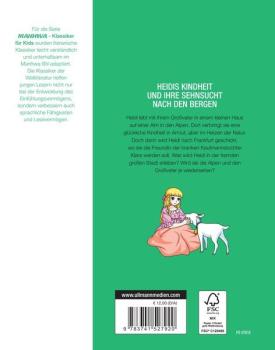 Preview: Manga: MANHWA – Klassiker für Kids – Heidi, Kind der Berge (komplett in Farbe)