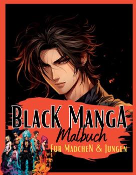 Manga: Black Manga Malbuch. (Hardcover)