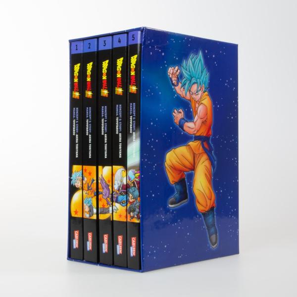 Manga: Dragon Ball Super Bände 1-5 im Sammelschuber mit Extra