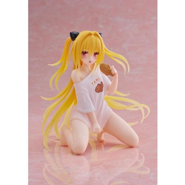 Merch: Figur: To Love-Ru Darkness Desktop Cute Figure - Golden Darkness Roowear Ver.