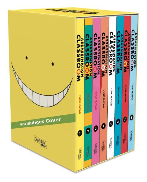 Manga: Assassination Classroom, Bände 1-8 im Sammelschuber mit Extra
