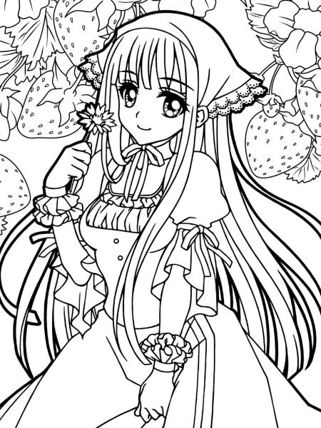 Manga: Extra dickes Manga-Malbuch mit Stickern zum Kreativsein und Entspannen für alle Manga-Fans!