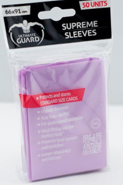 Hüllen: Ultimate Guard - 50er Standard - Pink