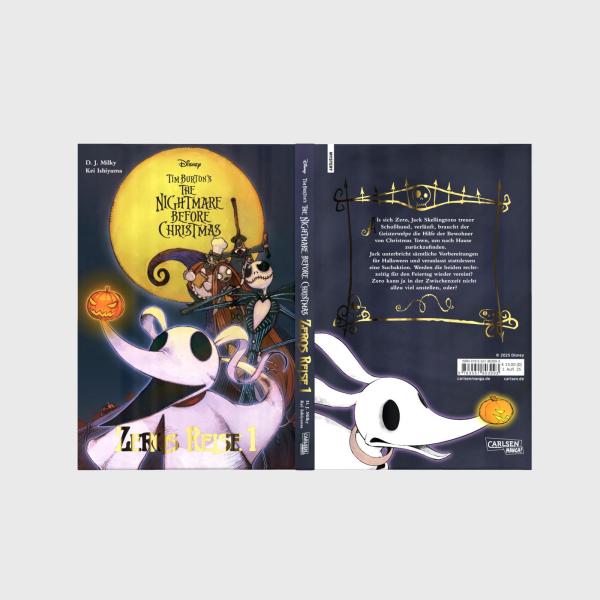 Manga: Tim Burton's The Nightmare Before Christmas: Zeros Reise 1 (Hardcover)