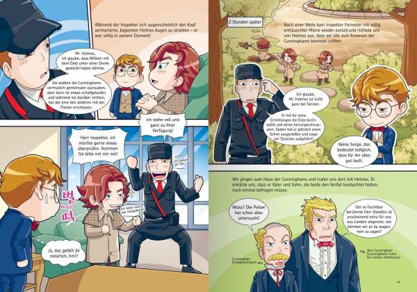 Manga: Manhwa für Kids: Sherlock Holmes (Band 2) - Dem Täter auf der Spur