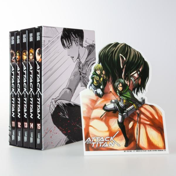 Manga: Attack on Titan, Bände 11-15 im Sammelschuber mit Extra