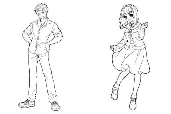 Manga: Extra dickes Manga-Malbuch mit Stickern zum Kreativsein und Entspannen für alle Manga-Fans!