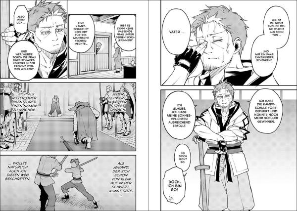 Manga: Vom Landei zum Schwertheiligen - Ich bin nur ein alter Schwertmeister vom Land, aber meine Schülerinnen lassen mich nicht in Frieden! 01