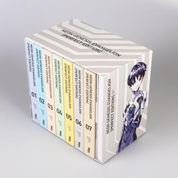 Manga: Neon Genesis Evangelion – Perfect Edition, Bände 1-7 im Sammelschuber mit Extras