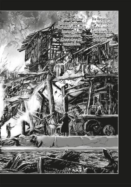 Manga: H.P. Lovecraft Deluxe: Der Schatten über Innsmouth (Hardcover)