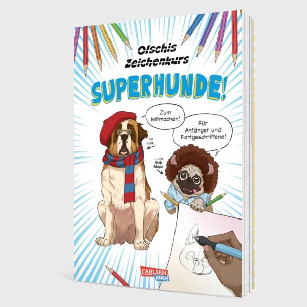 Manga: Olschis Zeichenkurs: Superhunde!