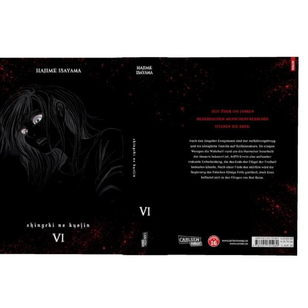 Manga: Attack on Titan Deluxe 06 (Hardcover)