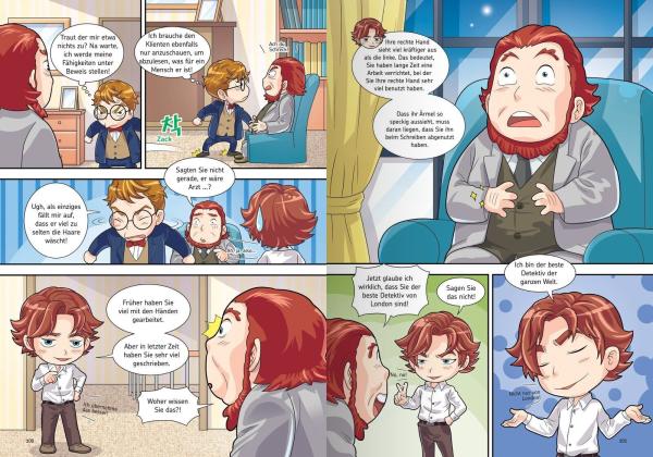 Manga: Manhwa für Kids: Sherlock Holmes (Band 1) - Eine Studie in Scharlachrot