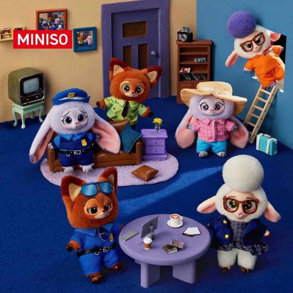 Blindbox: Miniso - Zootopia Anime Plüsch Anhänger