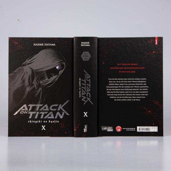 Manga: Attack on Titan Deluxe 10 (Hardcover)