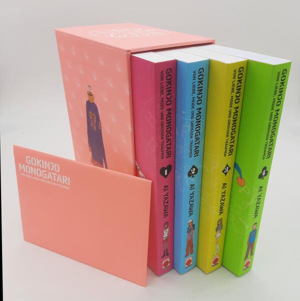 Manga: Gokinjo Monogatari - Von Liebe, Mode und großen Träumen Schuber (Band 1 bis 4)