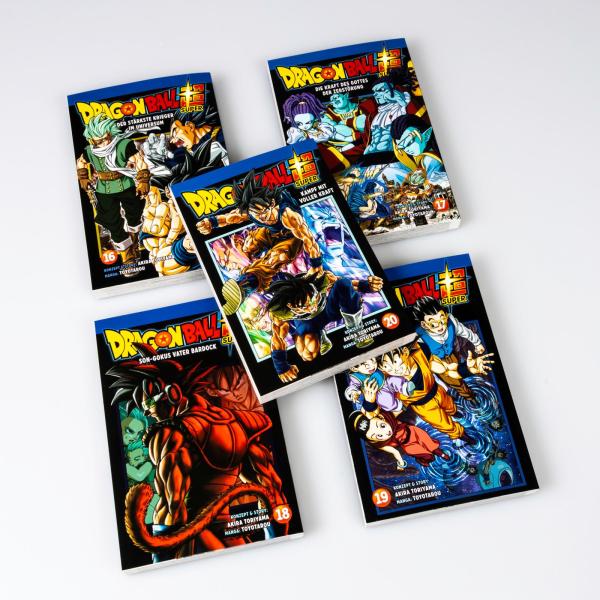 Manga: Dragon Ball Super, Bände 16-20 im Sammelschuber mit Extra
