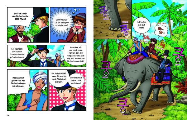 Manga: MANHWA – Klassiker für Kids – In 80 Tagen um die Welt