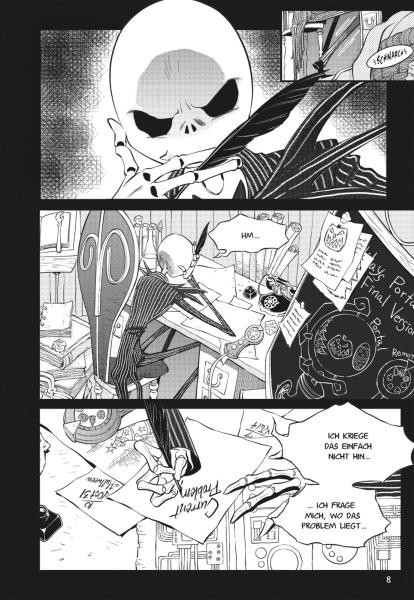 Manga: Tim Burton's The Nightmare Before Christmas: Zeros Reise 1 (Hardcover)