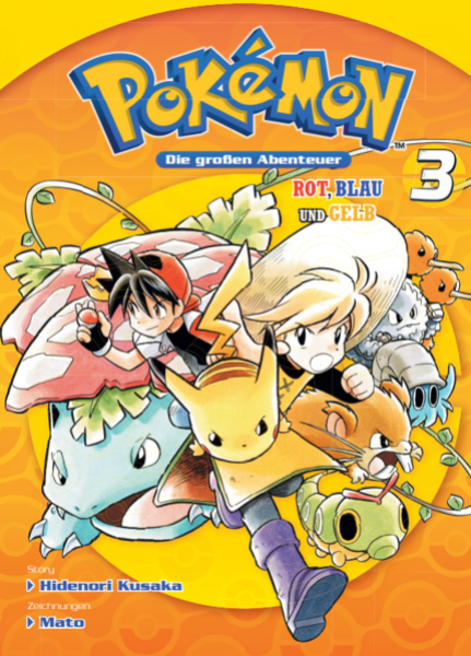 Manga: Pokémon - Die großen Abenteuer: Rot, Blau und Gelb 03