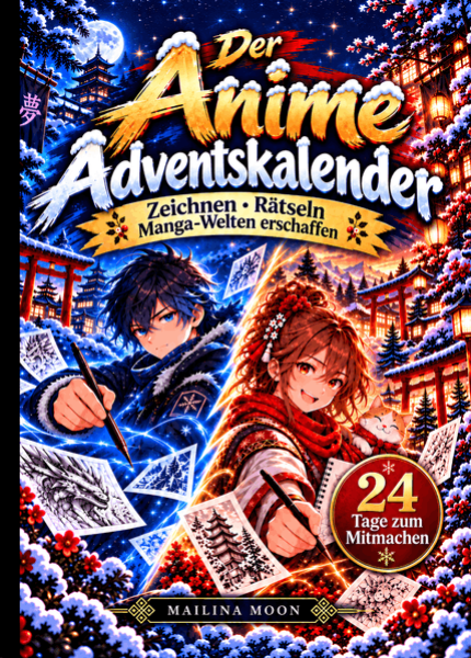 Manga: Der Anime Adventskalender - Zeichnen, Rätseln und Manga-Welten erschaffen
