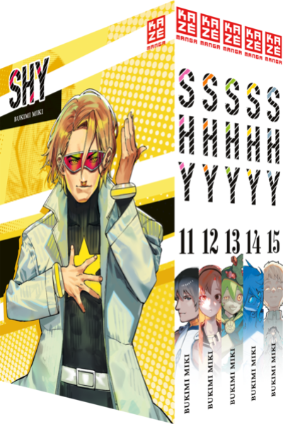 Manga: SHY – Band 11-15 im Sammelschuber