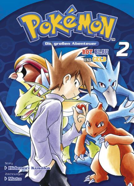 Manga: Pokémon - Die großen Abenteuer: Rot, Blau und Gelb 02