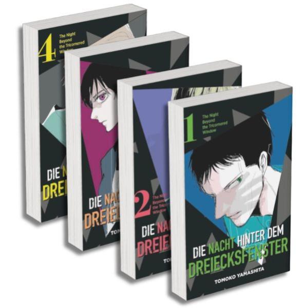 Manga: Die Nacht hinter dem Dreiecksfenster – The Night Beyond the Tricornered Window: Manga Pack 1 (Band 1-4)