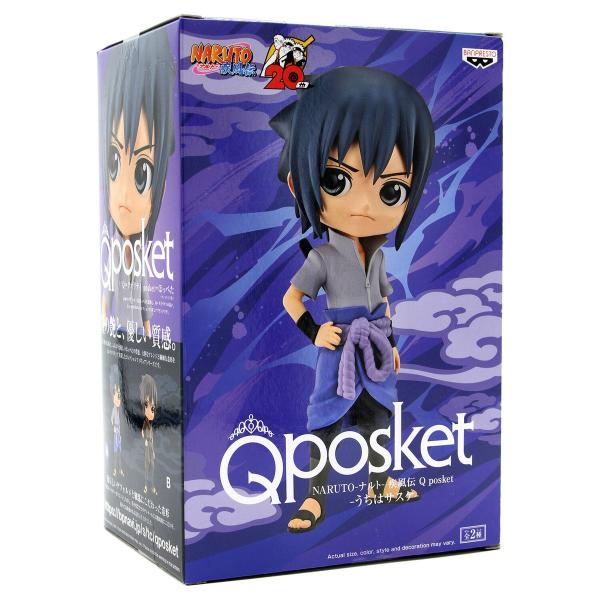 Merch: Figur: Naruto Shippuden Q Posket Sasuke Uchiha Ver. A Figure